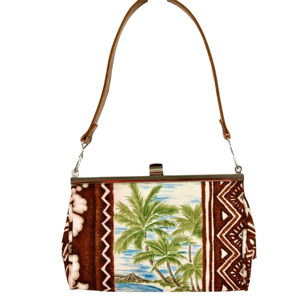 JEROME GRUET PARIS Tropical Print Vintage Baguette - Picture 3 of 14